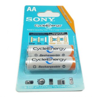 Vỉ 2 pin sạc aa sony cycleenergy 4600 mah