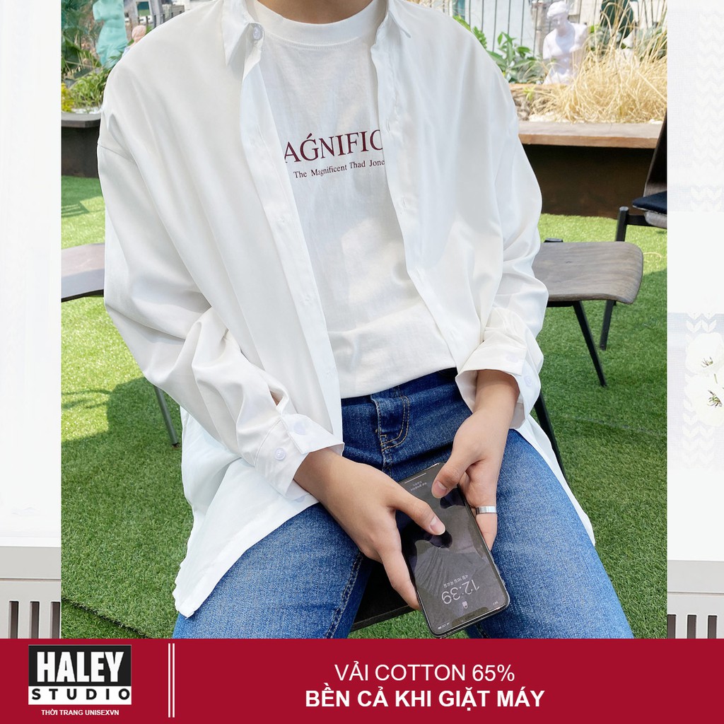 Áo Thun Unisex Form Rộng Nam Nữ Magnificent CTN45 phong cách Hàn Quốc Haley | BigBuy360 - bigbuy360.vn