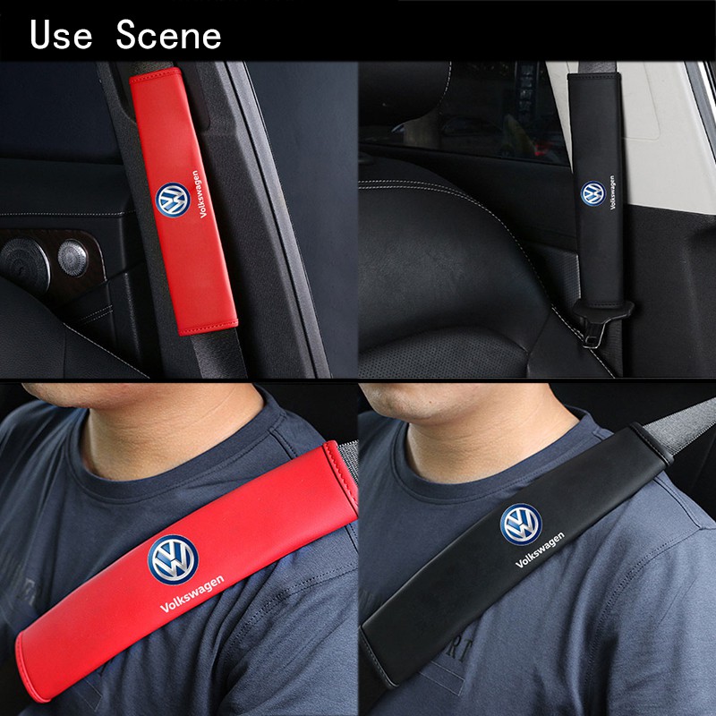 Vỏ Bọc Dây Đai An Toàn Cho Xe Hơi Volkswagen Golf Polo Jetta Beetle Passat Scirocco Tiguan Vento