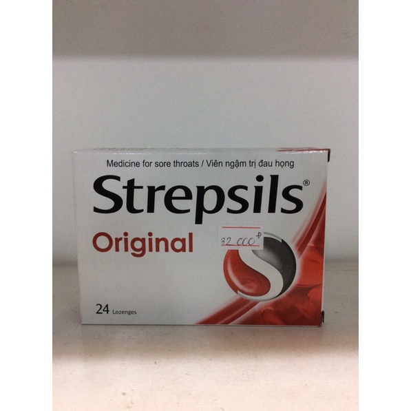 viên ngậm strepsils Original hộp 24v
