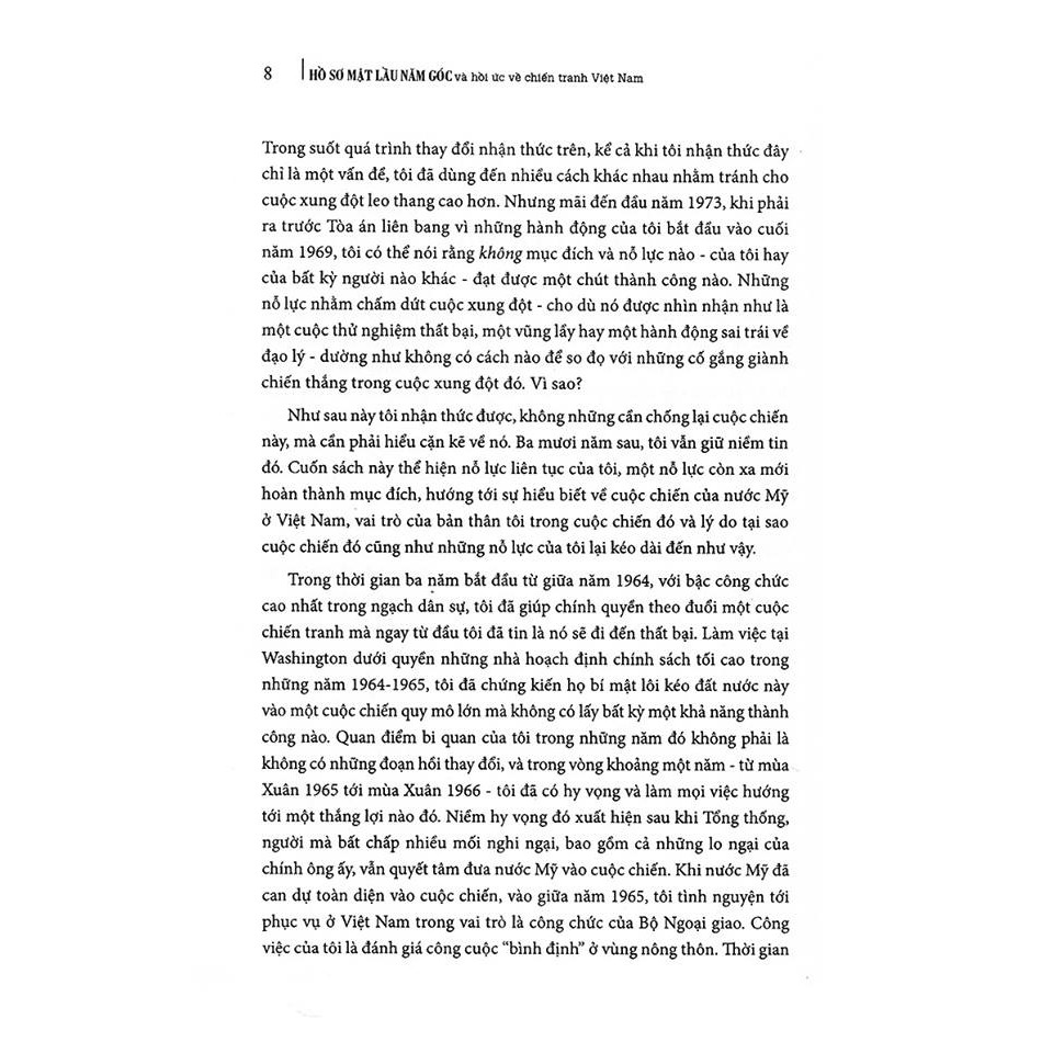 Sách - Hồ sơ mật lầu 5 góc và hồi ức về chiến tranh việt nam (sách tham khảo) | BigBuy360 - bigbuy360.vn