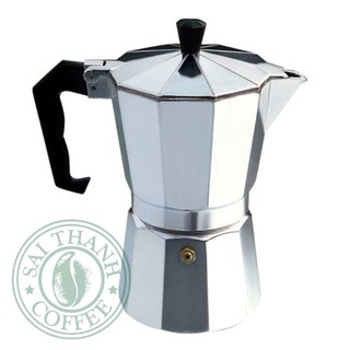 Ấm pha cà phê Moka cao cấp phong cách Ý