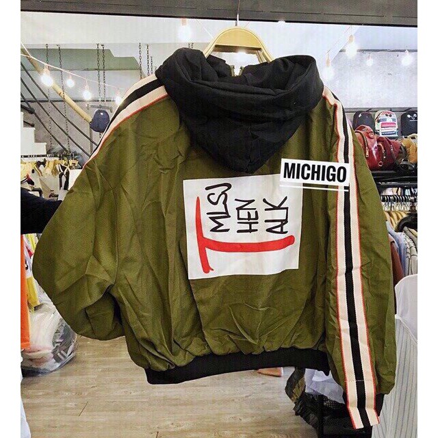 Áo khoac dù phối độc đáo | BigBuy360 - bigbuy360.vn