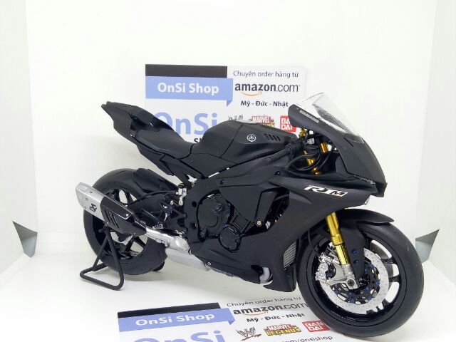 YAMAHA R1M ĐEN NHÁM 1/12 TAMIYA MÔ HÌNH XE MOTO ĐỘ