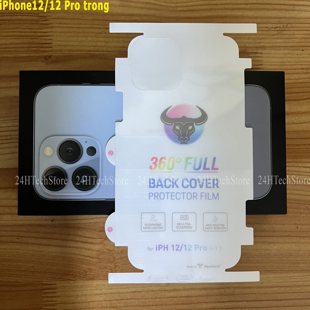 Miếng dán PPF cao cấp trong và nhám chống vân tay cho iPhone 12/12Pro/12Pro max/13/13Pro/13Pro max giá rẻ