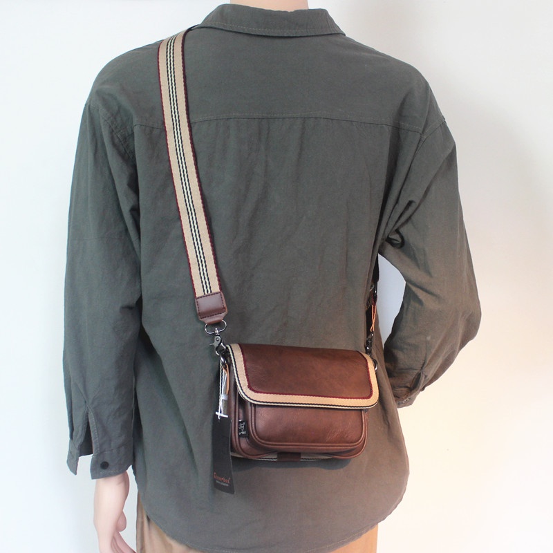 Túi Đeo Chéo Da Bò Thời Trang Mới Cho Nam