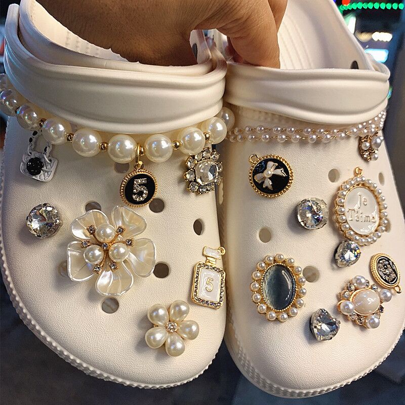 Phụ kiện khóa giày crocs diy hình hoa