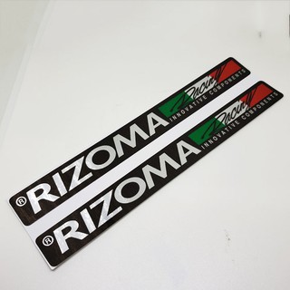 BỘ 2 TEM DÁN PHUỘT XE CHỮ RIZOMA