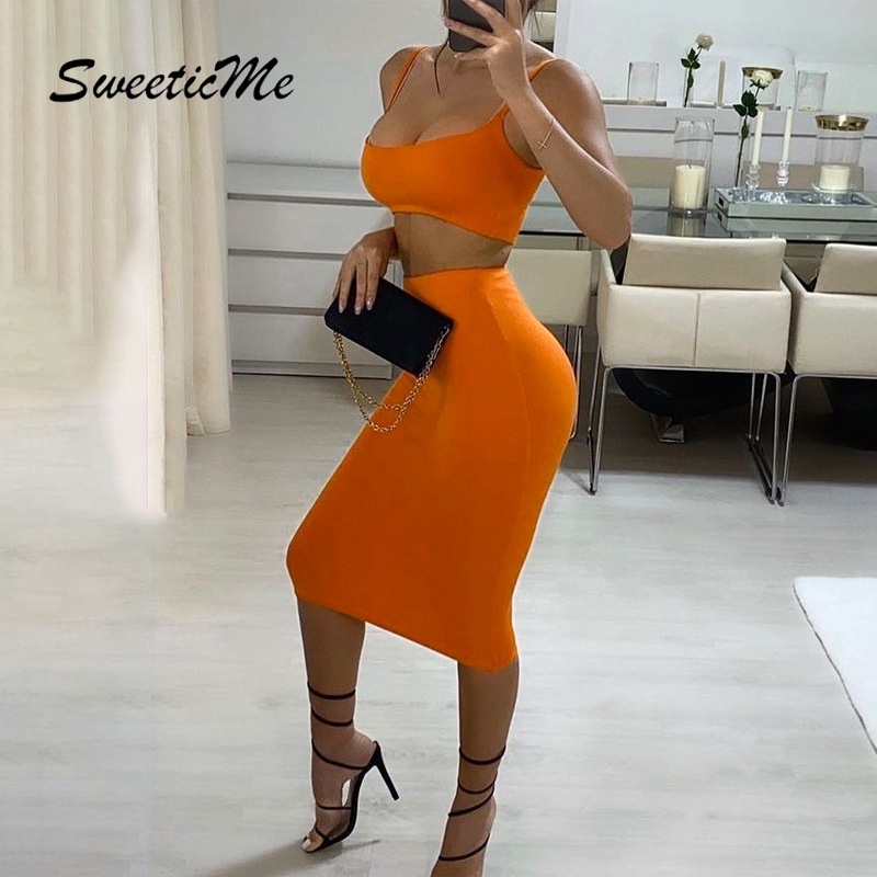 Set Đầm Hai Dây Và Áo Khoác Lửng Màu Trơn Thời Trang Mới Dành Cho Nữ