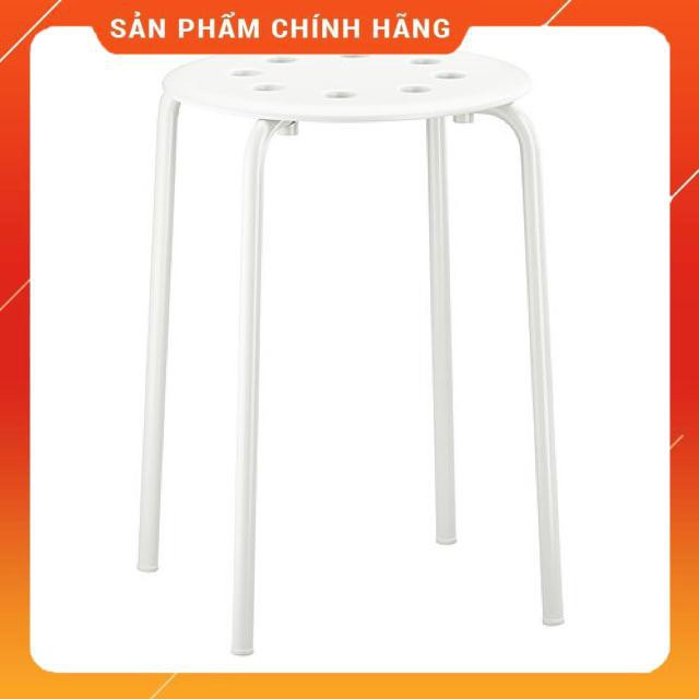 GHẾ ĐẨU IKEA MARIUS 32 x 40 x 45 cm ( TRẮNG )