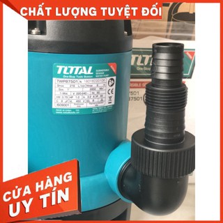 {HÀNG SẴN} 750W (1HP) MÁY BƠM CHÌM NƯỚC THẢI TOTAL TWP87501 nguyên zin nhé các bác