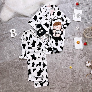 Set Pijama LATIN Cao cấp BOO BOO tay dài quần dài 45 - 62kg