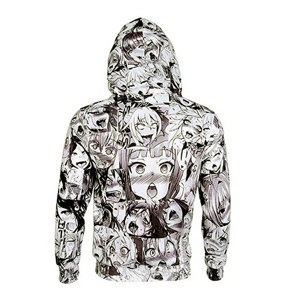 Mới Áo Hoodie In Họa Tiết Anime 3D Nhật Bản Ahegao Hentai