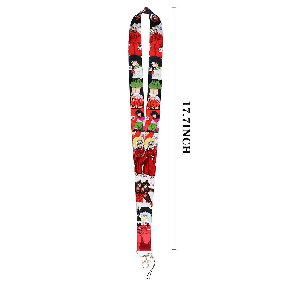 Dây Đeo Cổ Họa Tiết Inuyasha Để Gắn Điện Thoại Di Động Tiện Dụng