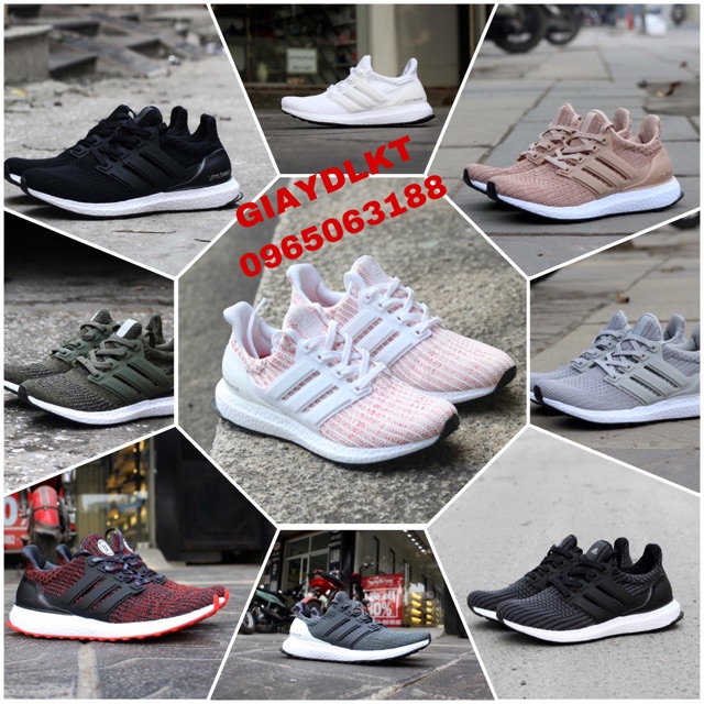 [FULL BOX + TẶNG BVS GIÀY]Giày Sneaker Ultra Boost Nam Nữ _ Tổng Hợp Các Màu