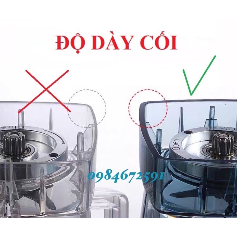 Phụ kiện ca ly cối cốc máy xay sinh tố công nghiệp Kingblender