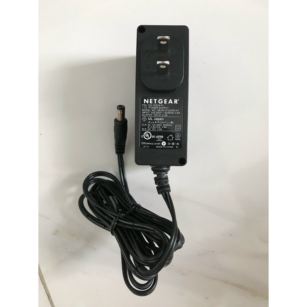 Adapter nguồn Netgear 12V 2.5A Chính Hãng chân cắm 5.5x2.1mm