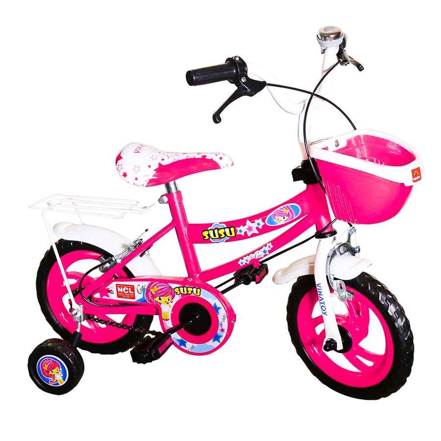 Xe đạp trẻ em Nhựa Chợ Lớn 12 inch K107 - M1822-X2B - Cho Bé Từ 2 đến 3 Tuổi