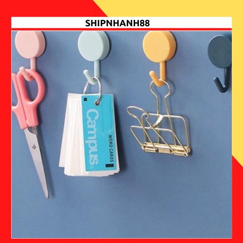 Móc Tròn Dán Tường Treo Đồ Đa Năng - Móc Gắn Tường Trang Trí Nhà Cửa Nhiều Màu Sắc 88251