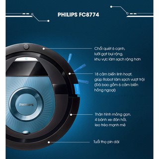 ROBOT HÚT BỤI PHILIPS FC8774