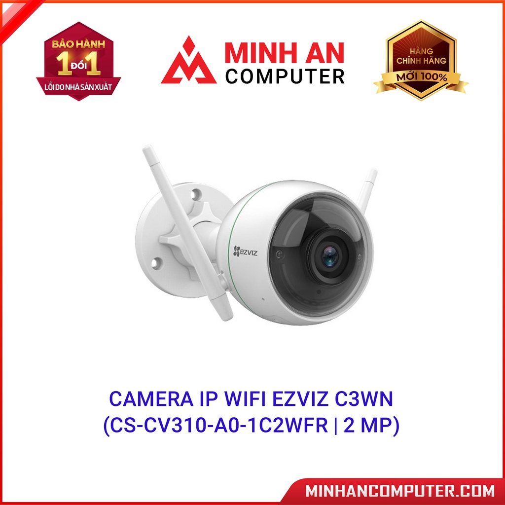 Camera IP Wifi EZVIZ cảnh báo tức thời, nhìn đêm lên tới 30m