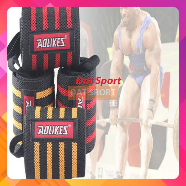 Dây Quấn Cổ Tay Tập Gym, Tập Thể Thao AOLIKES 1538 (2 Cái)