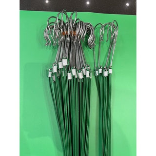 5 móc bọc nhựa treo chậu trồng hoa lan 90cm