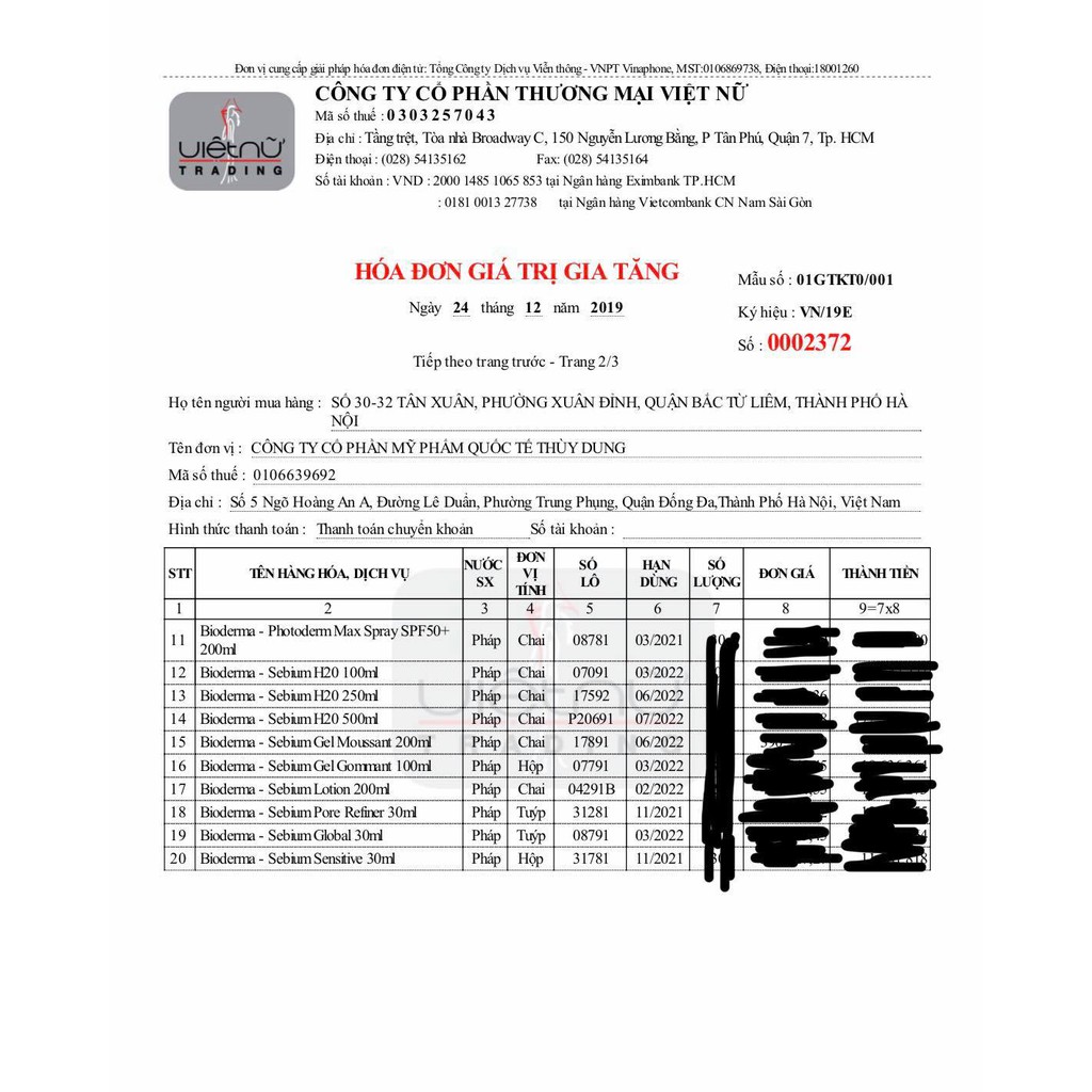Kem dưỡng Bioderma Sebium Sensitive 30ml