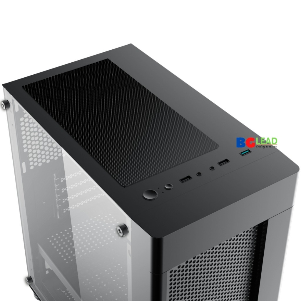 Vỏ case máy tính XIGMATEK AERO - M-ATX, 1 SIDE TEMPERED GLASS|Màu đen|Màu trắng - Mai Hoàng phân phối và bảo hành