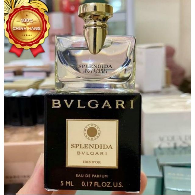 Nước hoa nữ mini Bvlgari Splendida Iris D'or EDP (5ml)