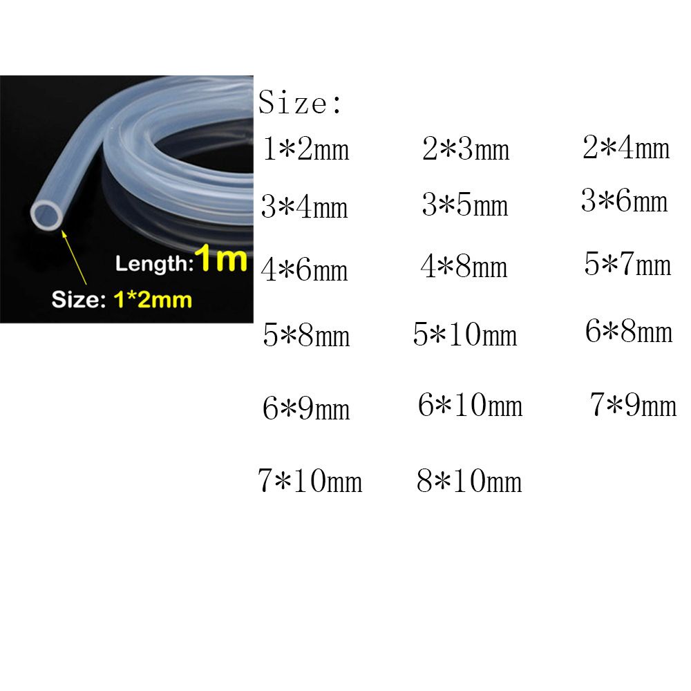Ống mềm chất liệu silicon dẻo dài 1m tiện lợi