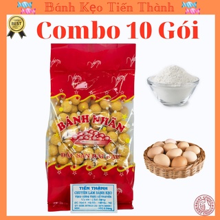 Bánh nhãn hải hậu Loại 1 [ Combo 10 Gói - 200Gram ] giòn ngon , Kẹo nhãn đặc sản nam định