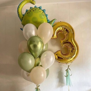 Bộ 14 bong bóng trang trí tiệc sinh nhật hình khủng long