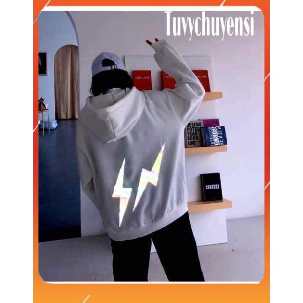 Áo hoodie ✪FREESHIP✪áo tia sét phản quang siêu nổi bật