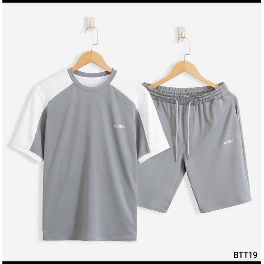 Bộ Thể Thao Nam Vải Thun Cao Cấp Phù Hợp Mặc Nhà Hoặc Chơi Thể Thao M01