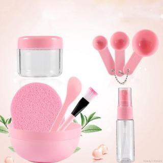 Bộ 9 món dụng cụ trộn đắp mặt nạ tại nhà kích thước trung bình