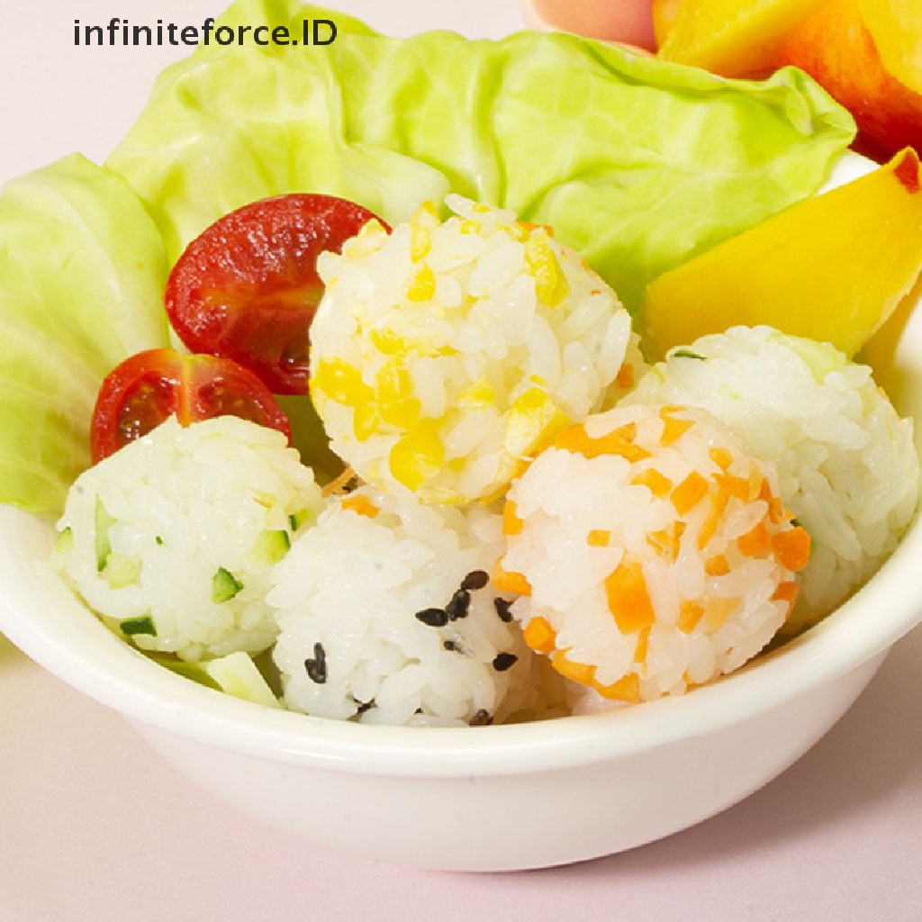Set 2 Khuôn Làm Cơm Nắm / Sushi / Cơm Nắm Hình Dáng Dễ Thương Cho Bé DIY