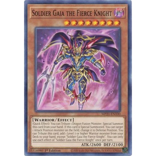 Thẻ bài Yugioh - TCG - Soldier Gaia The Fierce Knight / MP21-EN100'