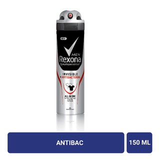 Xịt Khử Mùi Nam Rexona Invisible Antibacterial 150ml