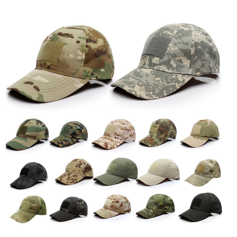 Nón Lưỡi Trai Camo Cá Tính Phong Cách Lính Unisex Nam Nữ Cao Cấp