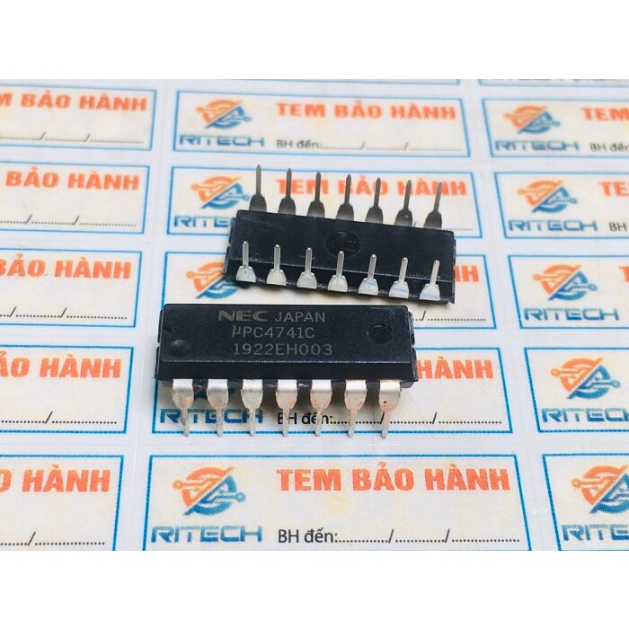 Combo 3 chiếc  IC UPC4741C UPC 4741 Dip-14