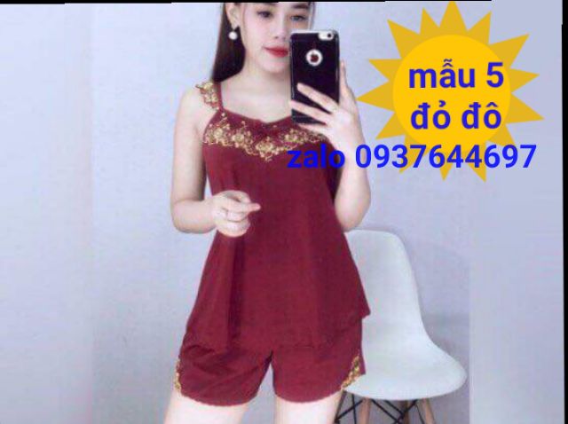 đồ bộ ngủ thun lạnh size 2 từ 47-52kg | BigBuy360 - bigbuy360.vn