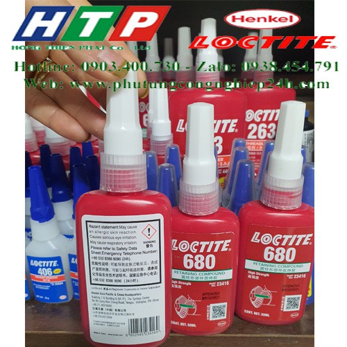 Loctite 680 loại 50ml chống xoay màu xanh lá