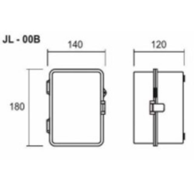 Tủ điện nhựa chống nước - chống cháy LIOA JL-00B loại nhỏ