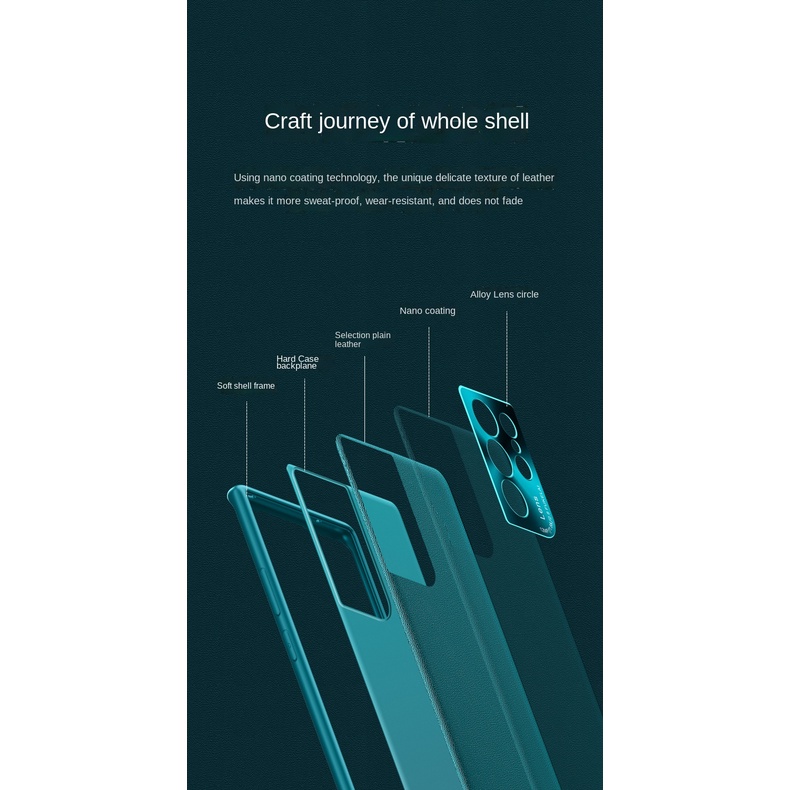 Ốp Điện Thoại Da Phối Vòng Kim Loại Chống Sốc Cho Samsung S21 Ultra S21+ S30 Ultra S30+