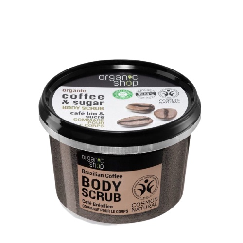 Tẩy tế bào chết toàn thân Organic Shop Organic Coffee &amp; Sugar Body Scrub 250ml tẩy da chết cafe hữu cơ