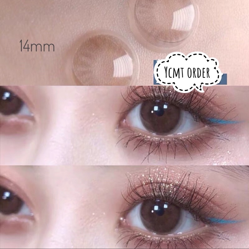 (SẴN) Lens nội địa trung, kính áp tròng 13,9mm-14,5mm hạn sử dụng 1 năm siêu êm (hàngTmall)