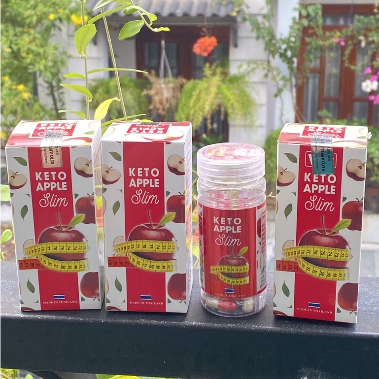 Viên Khử Mỡ Bụng APPLE KETO SLIM Đốt Mỡ Thừa Nhanh Nhập Khẩu Chính Hãng Chiết Xuất Thiên Nhiên Giúp Lấy Lại Vóc Dáng