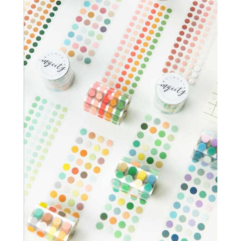 Cuộn Dot sticker tape MG City 5cm x 3m | BSW077