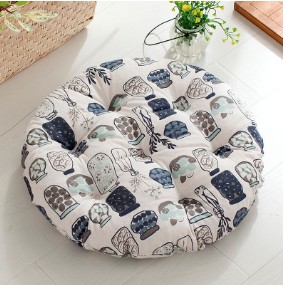 Thảm từ cotton lót ghế ngồi phong cách Nhật Bản